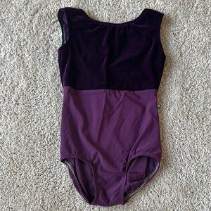 Elegant Purple Leotard